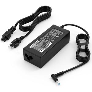 DECSZDY Laptop Charger Replacement for HP Laptop Computer 45W Smart Blue Tip Power Adapter