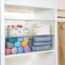 Vtopmart 8 Pack Clear Stackable Storage Bins with Lids,XLarge Plastic Containers with Handle for Pantry Organizer and Storage,Perfect for Kitchen,Fridge,Cabinet, Closet,Bathroom Organization