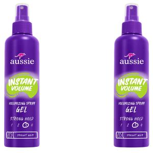 Aussie Instant Volume Volumizing Spray Gel for Wavy Or Straight Hair 5.7 fl oz