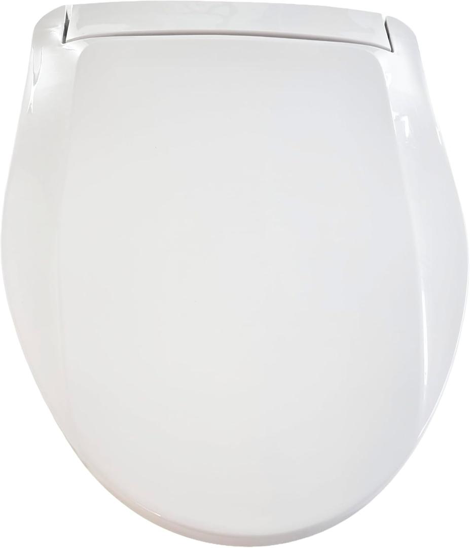 Smart Toilet Seat, Automatic Lift lid and seat, LED Night Light, hands free. Elongated version. (4 DD Batteries not included.) use energizer Max for best results. Assembly instructions under videos