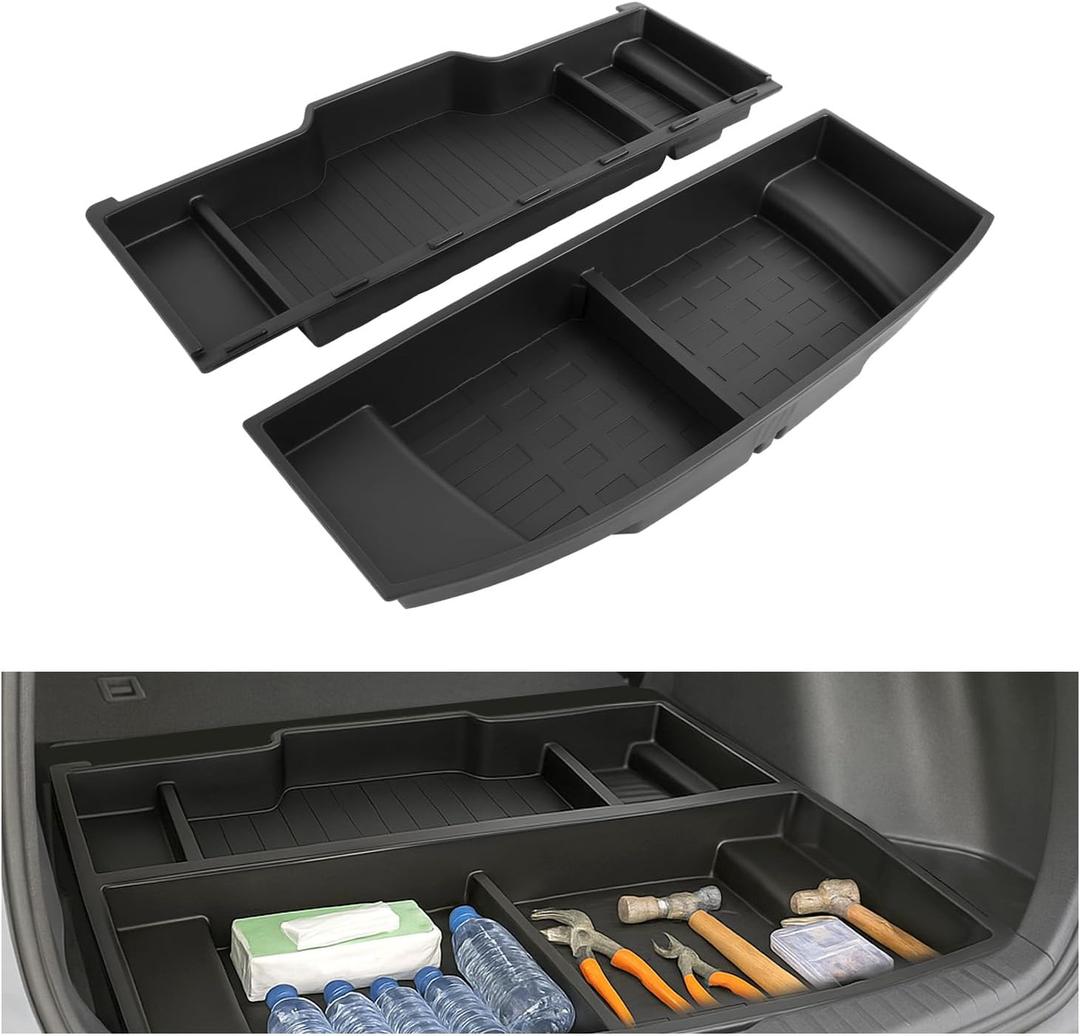 Rear Hatch Trunk Hidden Storage Box Compatible with 2023-2025 Honda CR-V (Not Fit CR-V Hybrid) Insert Cargo Organizer Storage