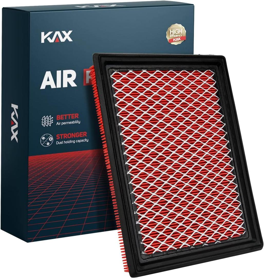 KAX Premium Engine Air Filter, GAF048 (CA6900) Replacement for Nissan Sentra, Rogue Select, Sentra, Juke, Rogue, 300ZX, INFINITI Q50, QX70, FX35, Q60