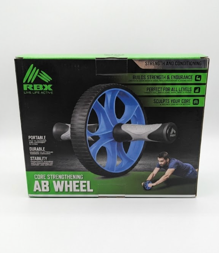 RBX Core Strengthening AB WHEEL Engages Your Whole Body,Durable,Stability 