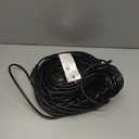 HUANCHAIN Indoor Outdoor Black Extension Cord 100 ft Waterproof, 16/3 Gauge Flexible Cold-Resistant Appliance Extension Cord Outside, 10A 1250W 16AWG SJTW, 3 Prong Heavy Duty Electric Cable, ETL