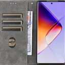 for Infinix Note 40 Pro Plus 5G / Infinix Note 40 Pro Wallet Phone Case with Screen Protector [RFID Blocking] Leather Kickstand Women Cell Phone Case for Infinix Note40 Pro + 4G 5G Black