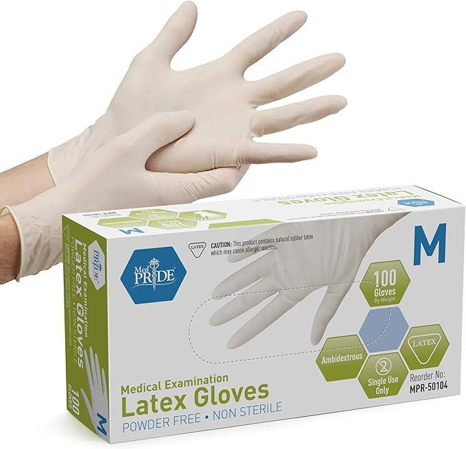 Med Pride Small Latex Gloves