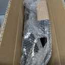 Round Side Table, Small Drink Table for Small Spaces, Modern Accent End Table Nightstand with Solid Wood Leg for Living Room, Bedroom, Corners, and Office (Black)