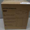 Mini Single Serve Coffee Maker for K Cup and Ground Coffee, Fast Brew One Cup Coffee Machine with Descaling Reminder and Water Window, 6 to 12 oz. Brew Sizes, Black (9.45 Inches)