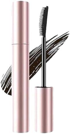 Tubing Mascara Black & Brown for Lash Makeup, Natural Defining Curling Eyelashes, Waterproof, Smudge-Proof, for Volumized Lashes