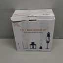 KOIOS  Hand Immersion Blender, 12 Speed Adjustable Emulsifier Handheld Blender, 1000W Copper Motor Stainless Steel Blade Hand Mixer with attachments, Blue