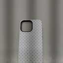 Jusy Compatible with MagSafe Polka Dot Case for iPhone 16 Pro Max, Cute Aesthetic Polka Dots Magnetic Phone Case, Soft TPU and Hard PC Protective Phone Cover for Women Girls (Matte) - White