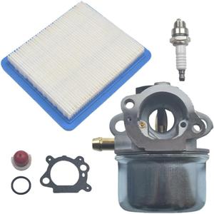 Mower Carburetor Fit For Craftsman 917.376654 6.5 hp 625 Series 22" With Gasket