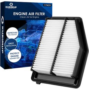 CA11113 Replacement Engine Air Filter, Efficient Filtration Offers 99% Air Purification, Fit for Honda Civic 1.8L L4 Only Gas (2012-2015) and Acura ILX Base 2.0L L4 Gas (2013-2015).