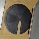 Sump Basin Cover 18 in. OD Plastic Submersible Sump Pump Cover Black Septic Tank Lid, Heavy Duty Protection for Outdoor Water wells, Sump Bucket, Water Sump Pump