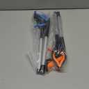 32" Grabber Reacher Tool, 2-Pack Foldable Reacher Grabber Pickup Tool with 360 Rotating Jaw & Magnet, Trash Picker Upper Grabber, Lightweight Grabbers for Seniors Heavy Duty