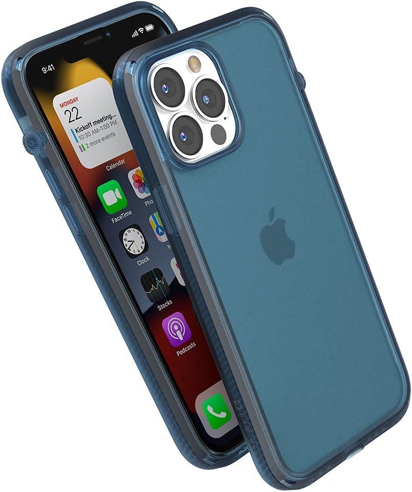 Catalyst iPhone 13 Pro Max Case Influence Series Slim Case, Finger-Print Safe Cases, Drop Proof Phone, with Lanyard (Pacific Blue) Catalyst iPhone 13 Pro Max Case Influence Series Slim Case, Finger-Print Safe Cases, Drop Proof Phone, with Lanyard (Pacific Blue)