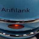 Anfilank Electric Gooseneck Kettle, 1L 1500W Fast Boil, 100% Stainless Steel BPA Free Pour-Over Coffee & Tea Kettle, Water Boiler with Auto Shut & Boil-Dry Protection, Turquoise