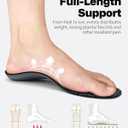 Walkhero Arch Support Inserts - Plantar Fasciitis Insoles for Women and Men, Flat Foot Inserts to Relieve Foot Pain and Fatigue (Men's 5-5 1/2 | Women's 7-7 1/2 Gray)