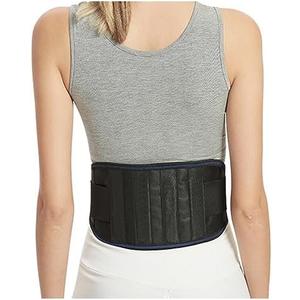 Adults Elderly Thermal Self Heating Magnetic Lower Back Support Belt Lumbar Brace Massage Therapy Stomach Waist Warmer Corset Posture Corrector Health Care Gifts ( Color : Black , Size : XXL/XX-Large) 