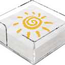 Napkin Holder for Table, Suitable for Kitchen, Restaurant, and Outdoor Use, Paper Cocktail Napkin Holder that Matches Various Dining Room Decor Styles(5'' x 5'' x2.3'', Acrylic)
