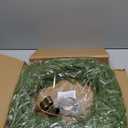 Christmas Wreath -24 Inch Real Touch Norfolk Pine Wreath for Front Door, Christmas Wreath with Lights, Greenery Wreath with Ribbon Bell for Home Table Wall Window Indoor Outdoor Christmas Decoration (24" x 1)