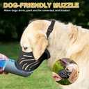 Dog Muzzle, Soft Breathable Dog Muzzles Suitable Dogs, Adjustable Basket Muzzles Prevents Chewing and Biting for Grooming Trimming Training, 

Size: XXXL ( 135lb )