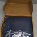 Amazon Basics Lightweight Super Soft Easy Care Breathable Microfiber 4 Piece Bed Sheet Set with 14-Inch Deep Pockets, King, Navy Blue, Solid