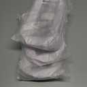 3 x TotePrint Stadium Approved White Frame Clear Toiletry Bag TSA Approved Clear Organizer Bags Portable Travel Makeup Bags with Zipper for Women (White)