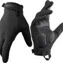 FREETOO Full-Finger Workout Gloves for Men, Padded Gym Gloves with Excellent Grip and Palm Protection, Size: Large