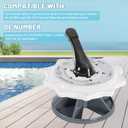 270067 2 Inch Top Valve Assembly Fit for Pentair Hi-Flow Top and Side Mount Pool Spa Multiport Valve Replace# 261177 261173 261152