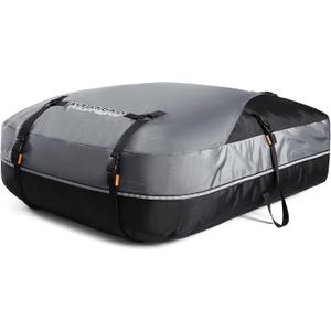 Waterproof Rooftop Cargo Carrier Bag, 100% Waterproof Sealing with Anti-Slip Mat, Fits Vehicles with or Without Roof Rack, 21 Cubic Feet