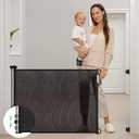 Momcozy Retractable Mesh Baby Gate or Dog Gate
41" Tall,Extends up to 71" Wide, Child Safety Gate for Doorways, Stairs, Hallways, Indoor/Outdoor, Black