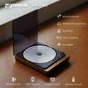 JA-310R Retro Wooden Compact CD Player with Bluetooth 5.3 Transmitter/Optical/USB/AUX, Lossless HiFi Audio Desktop CD Player with Remote Control for Home Audio System (No Built-in Speakers & Battery)