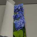 MARTINE MALL 3Pcs 21in Hydrangea Artificial Flowers, Latex Real Touch Hydrangeas Lifelike Large Hydrangea Flowers for Home Decor Party Arrangements Wedding Bouquets Centerpieces (Dark Blue)