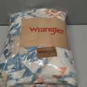 Wrangler - Twin Size Blanket, Super Soft & Reversible Plush Fleece Bedding, Throw Blanket for Couch or Bed (Dakota Blue)