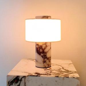 BSOD Marble Lamp, 10 Inch Natural Stone Modern Luxury Decor Lamp