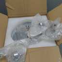 3-Lights Pendant Lights Kitchen Island Mini Chandelier, Modern Silver Pendant Light with Remote Control, Hanging Light Fixture for Dining Room Hallway