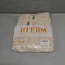 BTFBM Casual Fall Tops for Women 2025 Long Sleeves Solid Shirts Crew Neck Loose Fit Work T Shirt (Beige, XXL)