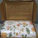 Exclusivo Mezcla Floral Quilt King Size, White King Size Quilt Bedding Set with Chic Vintage Botanical Pattern, Reversible Lightweight Spring Bedspreads Coverlets Bed Cover for All Seasons (104"x96")