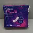 Prevail Plus | Long Length Incontinence Bladder Control Pads | Ultimate Absorbency | 45 Count 