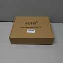 FUTEI Black White Decorative Throw Pillow Covers 20x20 Inch Set of 2,Soft Cozy Cross Texture Chenille Jacquard Cushion Cases,Modern Home Decor for Couch Bed Living Room