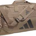 adidas Defender 5 Duffel Bag for Sports, Gym and Travel, Khaki Six/Black, OSFA