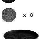 8 Pack 5.3 3-in-1 Plant Saucers Trays for Indoor Outdoor Flower Planter Pot Heavy Duty Plastic Water Drip Catcher PanSelf Watering Planter Insert Devices for Hanging Basket