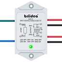 DPST 1NO 1NC 8Amp Power Relay Module, Briidea 24V AC/DC Power Relay Control Voltage, White