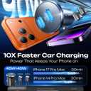 LISEN 90W USB C Car Charger Fast Charging for iPhone 17 Car Charger USB C Fast Charge, Type C Car Charger for iPhone 17 Pro Max 16 15 14 13 12, for Samsung S26[Lighning&USB-C]Auto Replacement Sockets