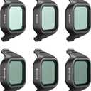 Freewell All Day 6-Pack ND Filters for DJI Mini 5 Pro  ND16, ND32, ND64, ND256, ND512 & ND1000  Full Light Control for Cinematic Aerial Footage