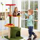 37in Cute Cat Tree Kitten Cat Tower for Indoor Cat Condo Sisal Scratching Posts with Jump Platform Cat Furniture Activity Center