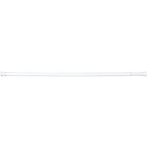 Stone Harbor Hardware Adjustable Shower Rod, 1-3/8" Diameter, Adjusts from 43" to 72", White