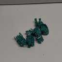 ANGAR 50 Pack Magnetic Christmas Light Clips, Upgraded Anti-Slip Metal Roof Christmas Light Hooks for C9 C7 Sockets, Weather-Resistant String Lighting Clips for Outside Gutters Patio Holiday (Green)