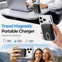 for MagSafe Power Bank iPhone,Portable Charger with Detachable USB-C Cable | Foldable Stand for Hands-Free Viewing, 14N Strong Magnetic Hold, 10000mAh Capacity, 4-Device Charging, 22.5W Fast Charging
